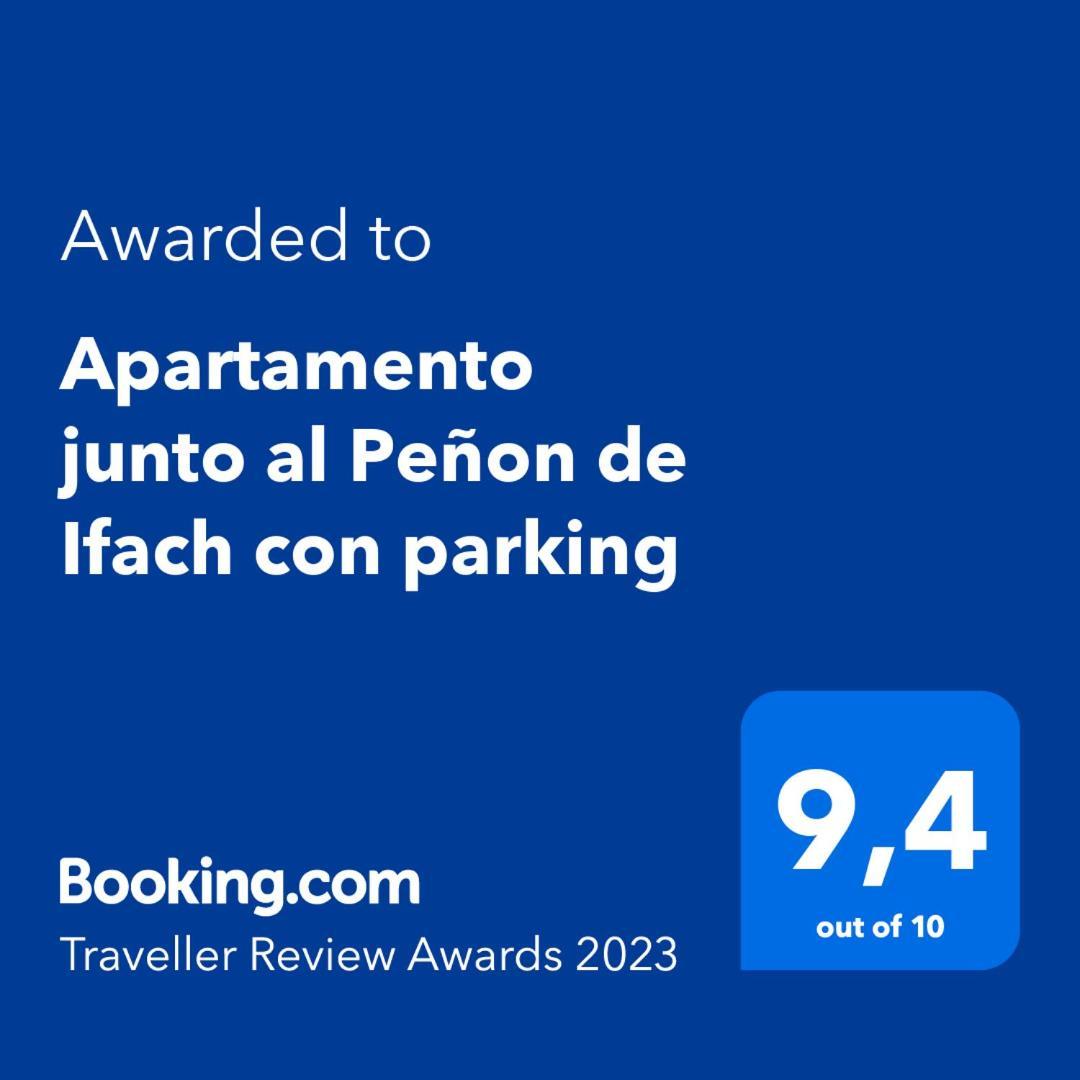 Apartamento Junto Al Penon De Ifach Con Parking Calpe Exterior photo